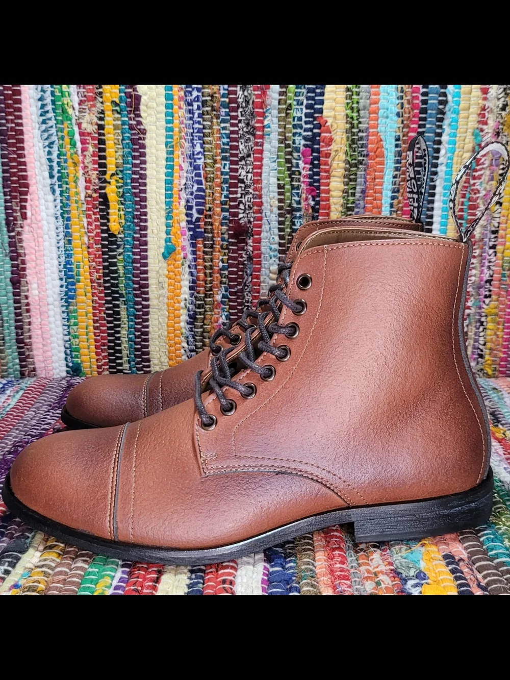 Aubrey Boot in Tan Vegetan Bucky Brand New Womens EU 37  by Vegetarian Shoes